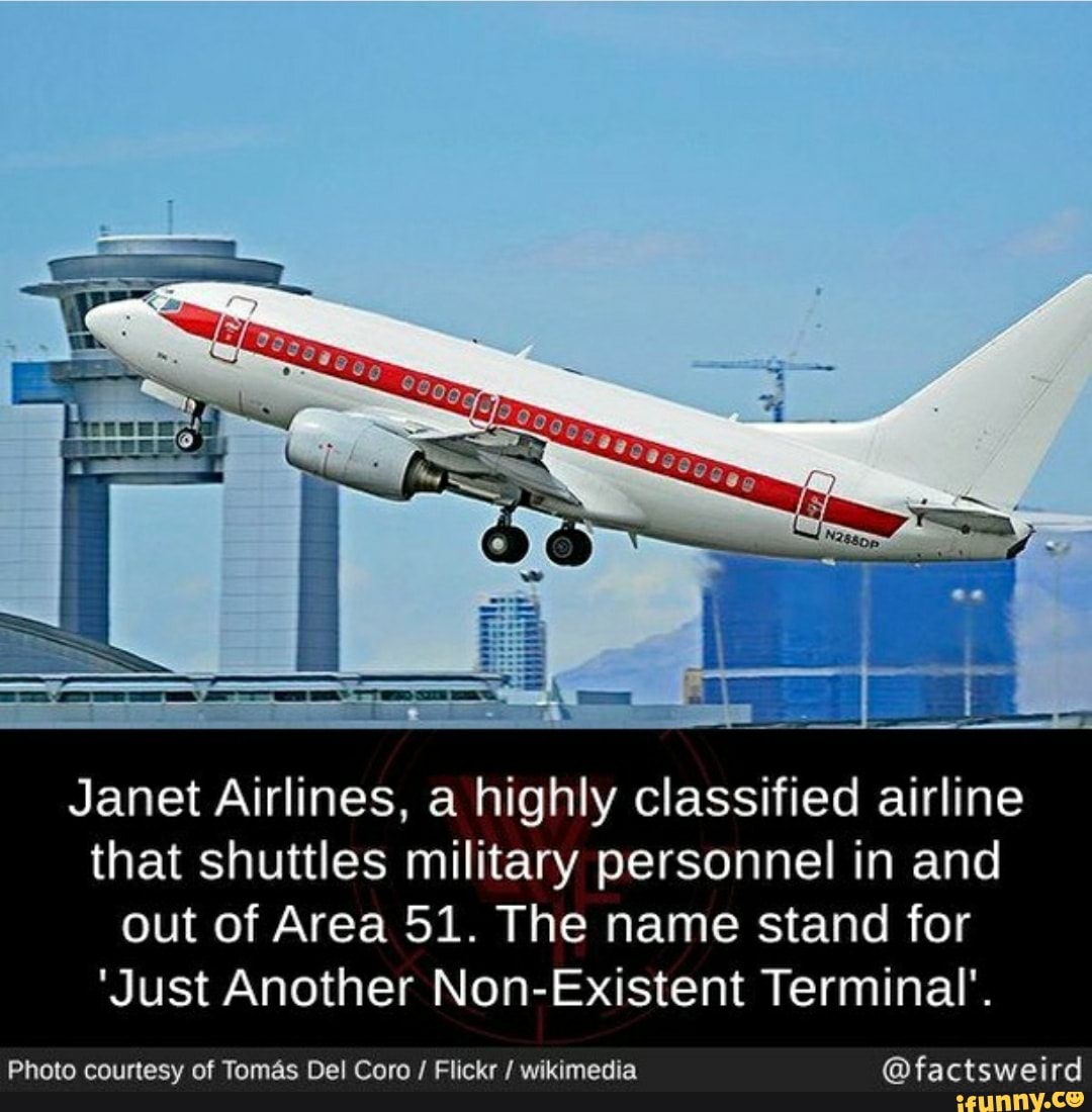 Airlines, a highly classified airline that shuttles military