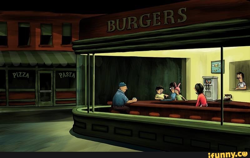 nighthawks painting meaning