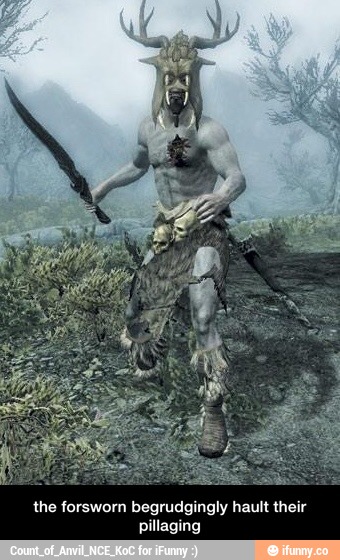 the forsworn begrudgingly hault their pillaging