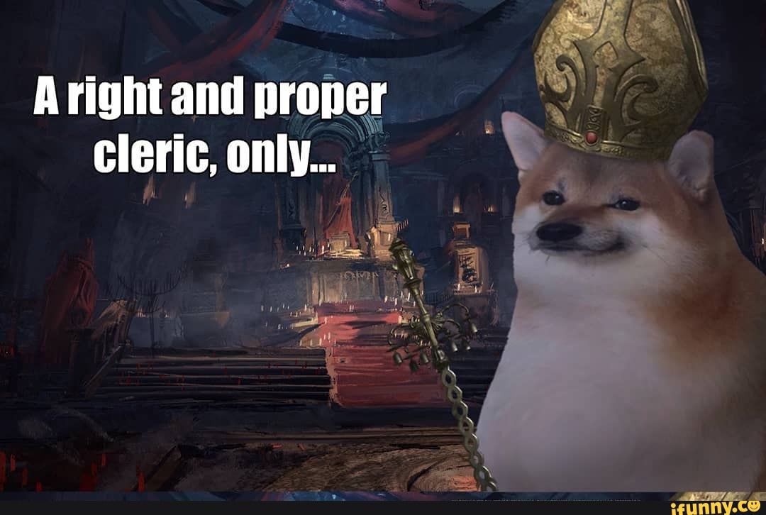cleric, only.