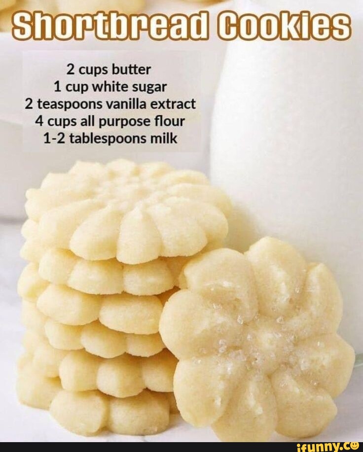 Sshontbreadicookies 2 Cups Butter 1 Cup White Sugar 2 Teaspoons Vanilla Extract 4 Cups All 9324