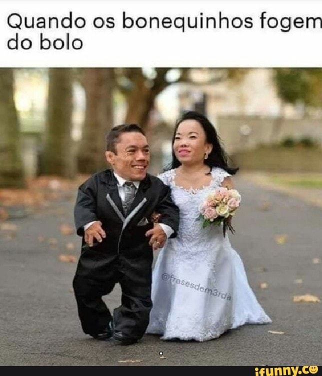 Quando os bonequinhos foge
do bolo