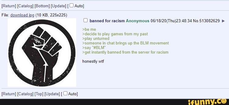 File: download jpg (10 KB, 225x225)
(1 banned for racism Anonymous 06/18/20(Thu)23:48:34 No.513082629