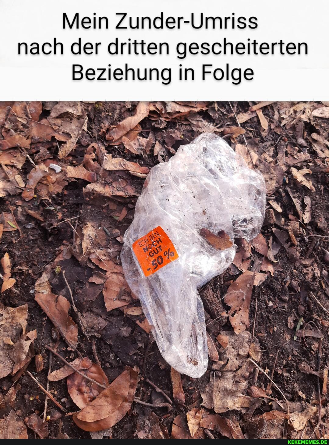 Mein Zunder-Umriss nach der dritten gescheiterten
Beziehung in Folge