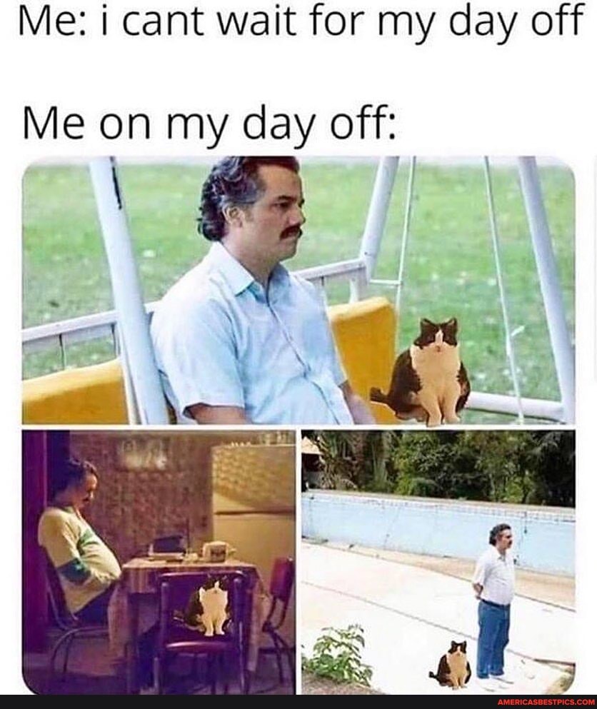 Me: i cant wait for my day off
Me on my day off:
al