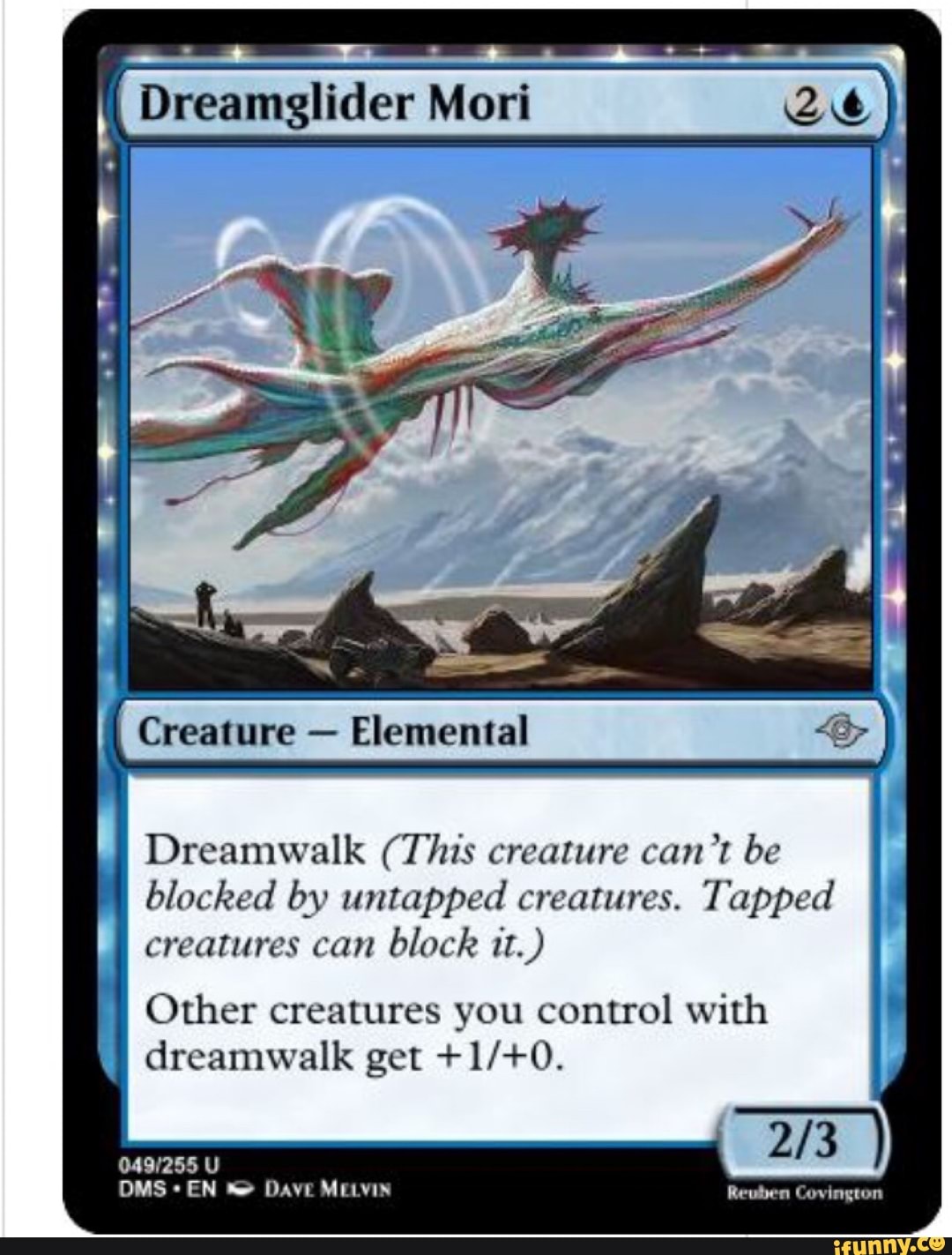 Dreamglider Mort Ze Elemental Dreamwalk (This creature can't be