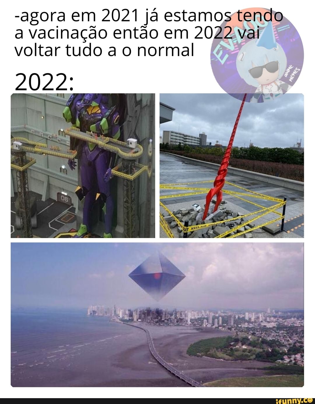 -agora em 2021 já estamos tendo a vacinação então em 2022 vai voltar tudo a o normal
2022:
