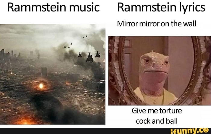 Rammstein music Rammstein lyrics Mirror mirror on the wall Give me ...
