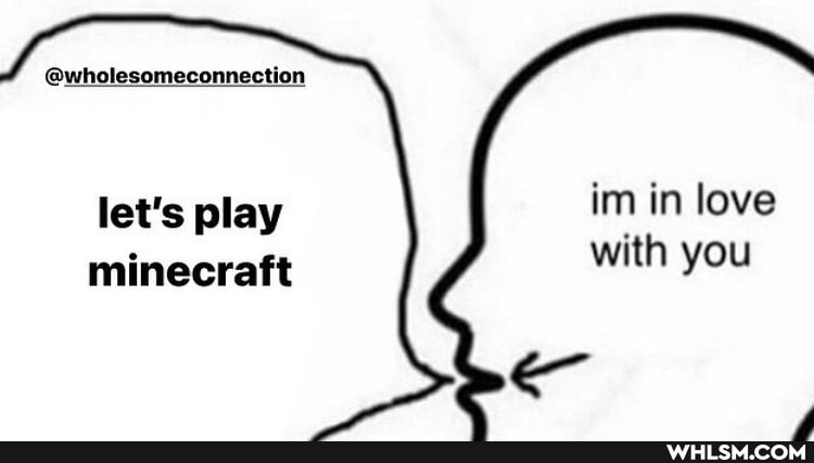 whole
im in love with you
let's play
minecraft