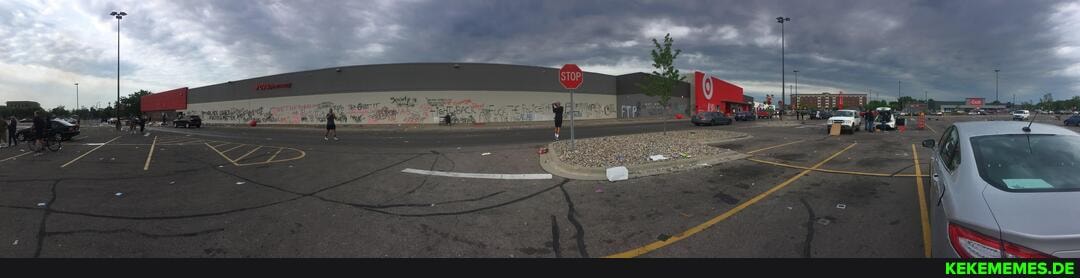 panorama, minneapolis, target, looted