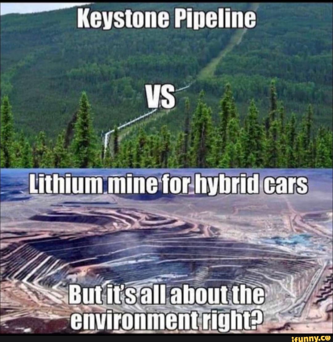 Keystone Pipeline vs
Littiin aaine tor thy cars
BUits all aiout the
~environment neh