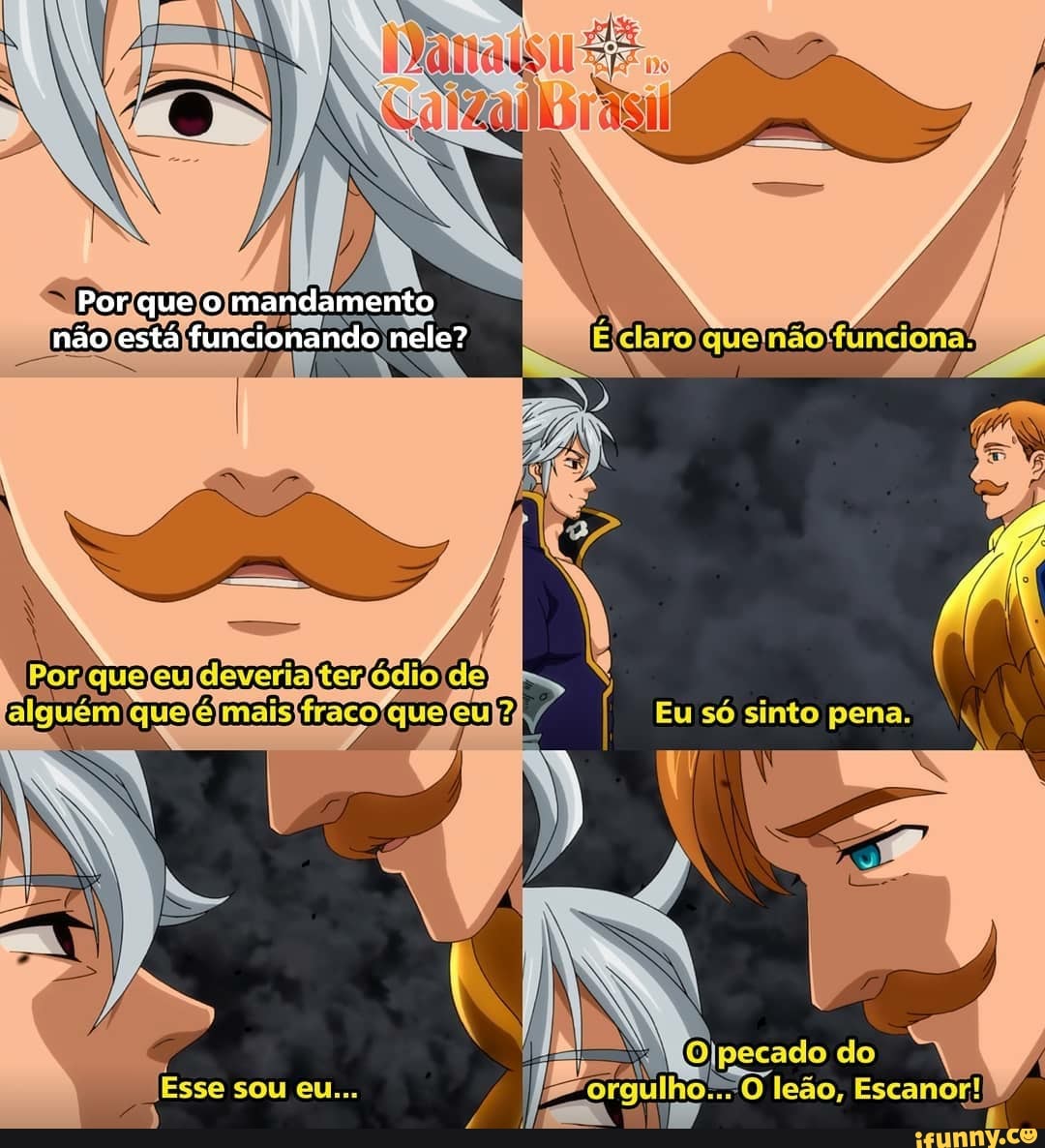 Eu só sinto pena.
Por que mandamento
que Eu só sinto pena.
Ojpecado, do
Esse sou eu... org leão,