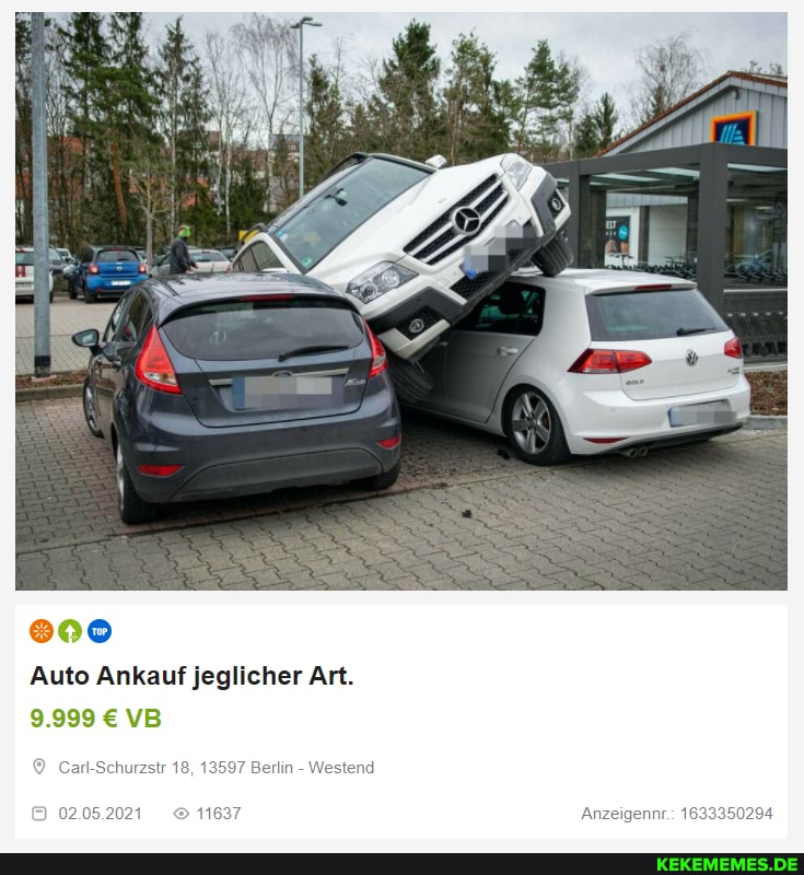 es
Auto Ankauf jeglicher Art.
9.999 VB