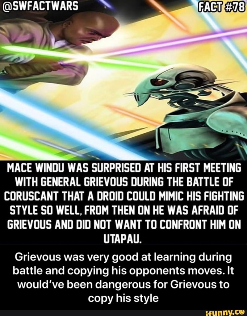 SWFAETWARS X MACE WINDU WAS SURPRISED AT HIS FIRST MEETING WITH