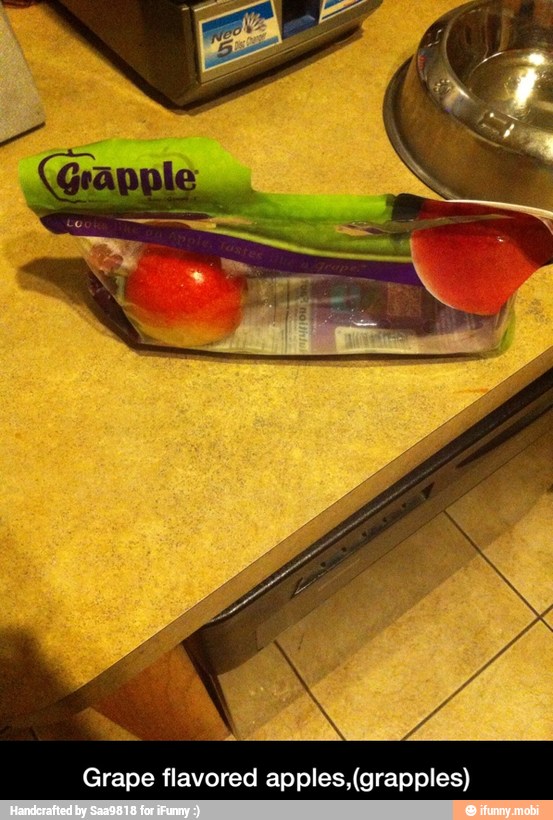 Grape flavored apples,(grapples) - Grape flavored apples,(grapples)