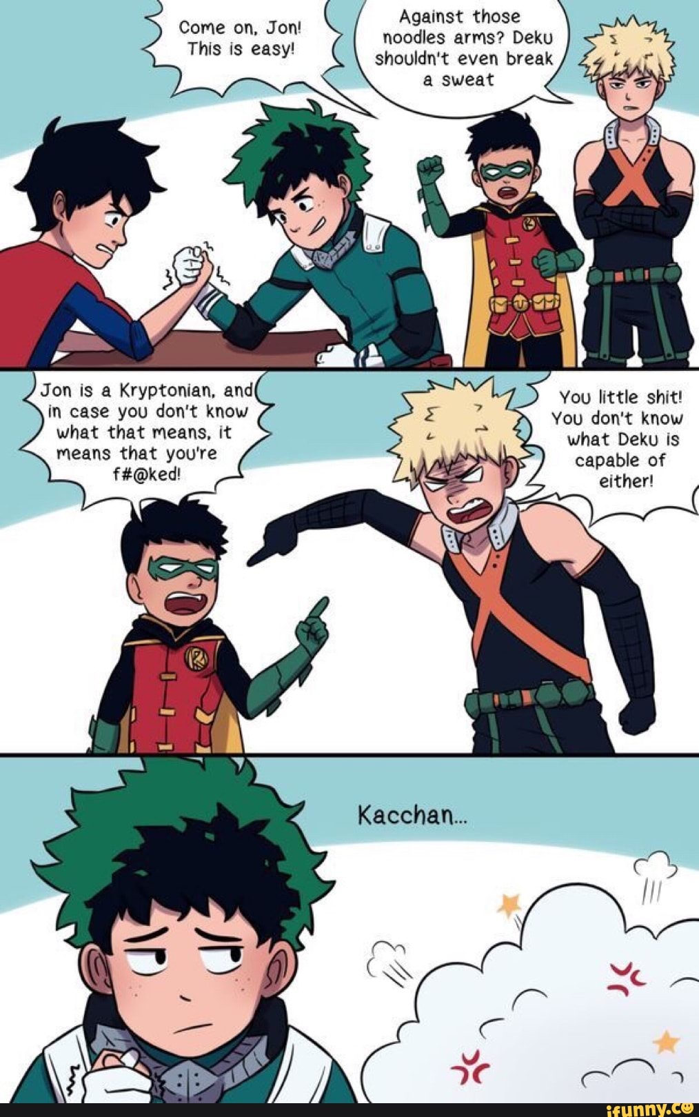 Noodles arms? Deku shouldn‘t even break on, This is eaSy! - iFunny