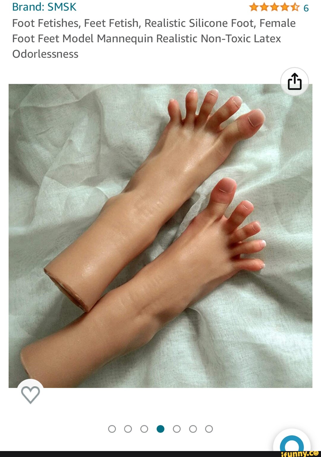 Brand: SMSK 6 Foot Fetishes, Feet Fetish, Realistic Silicone Foot, Female Foot  Feet Model Mannequin Realistic Non-Toxic Latex Odorlessness - iFunny