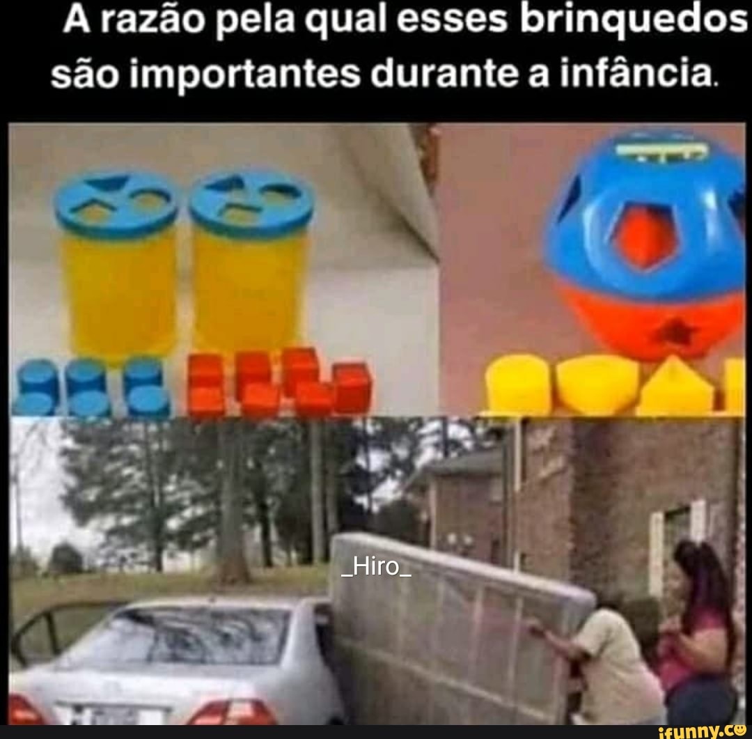 razão pela qual esses brinquedos são importantes durante a infância.
