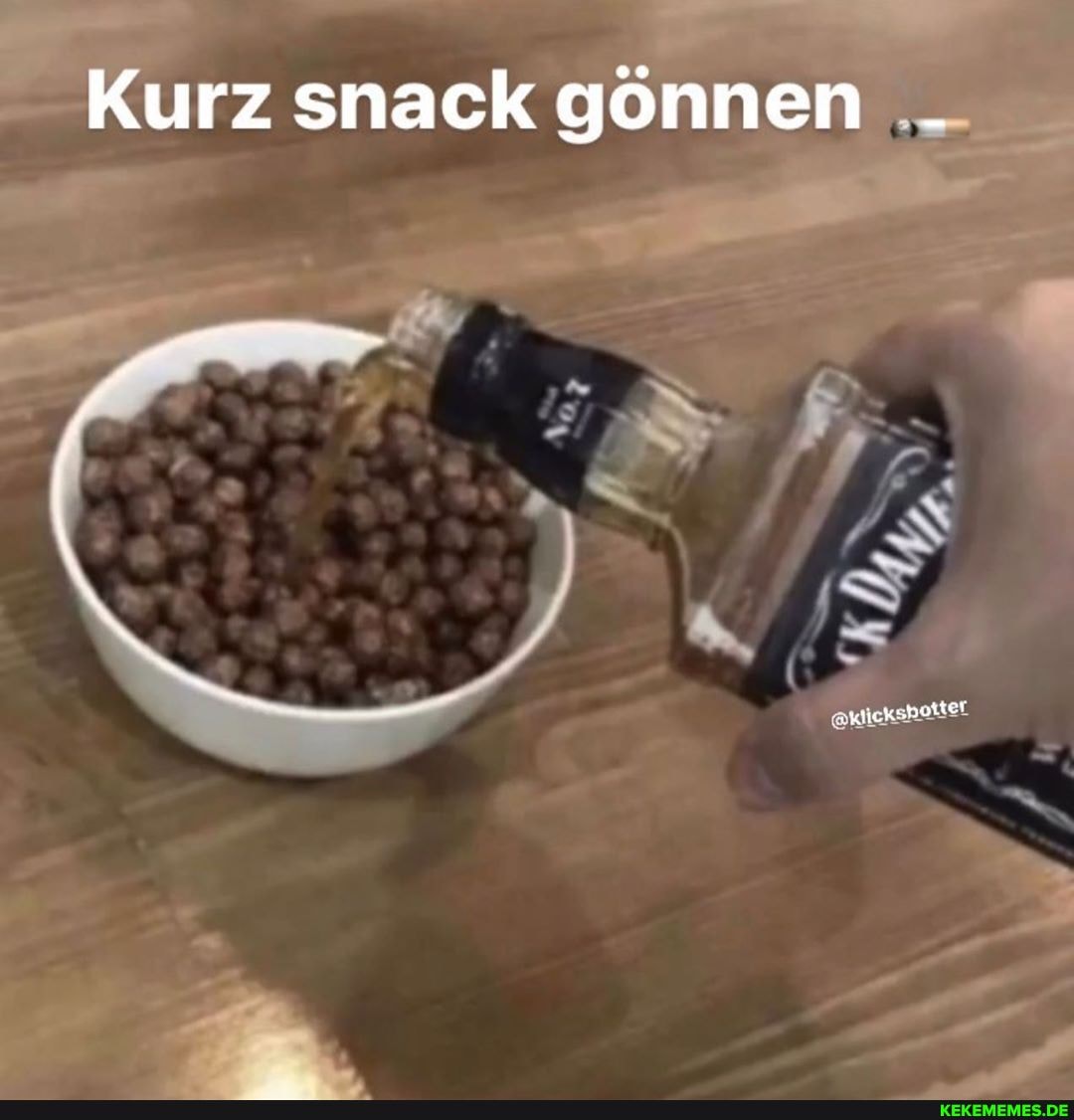 Kurz snack gönnen