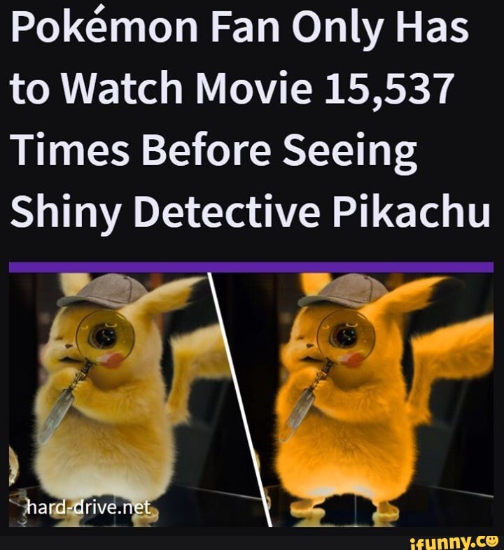 Shiny Detective Pikachu!