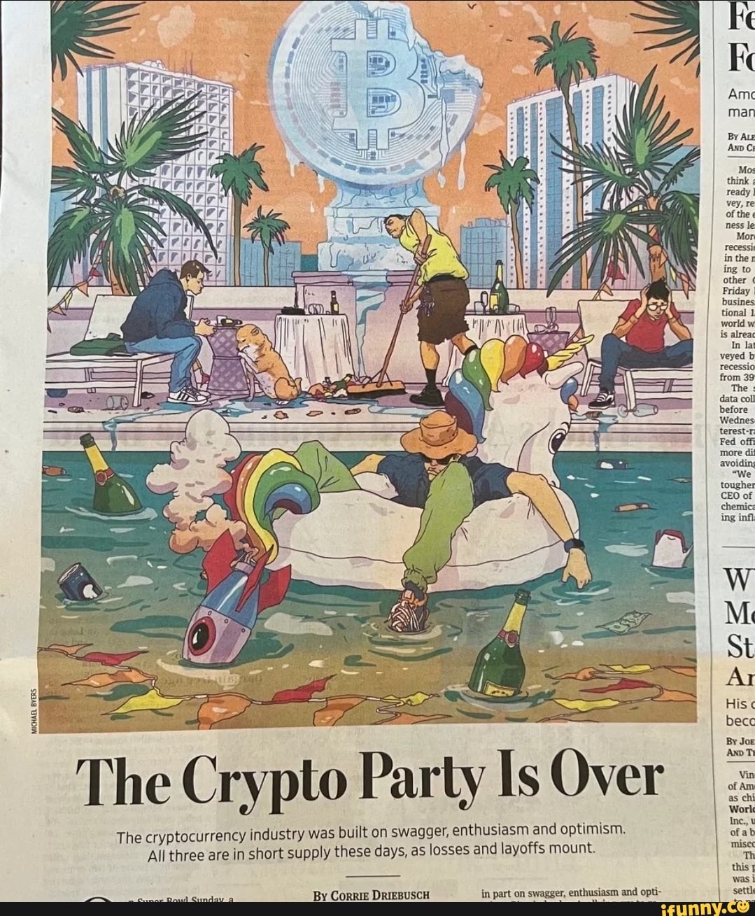 crypto party is over