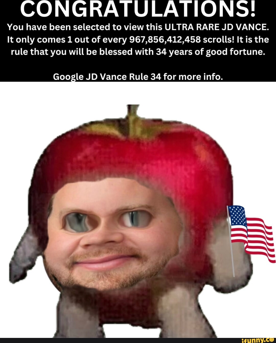 CONGRATULATIONS! You have been selected to view this ULTRA RARE JD