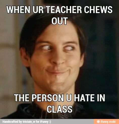 WHEN/UR TEACHER CHEWS