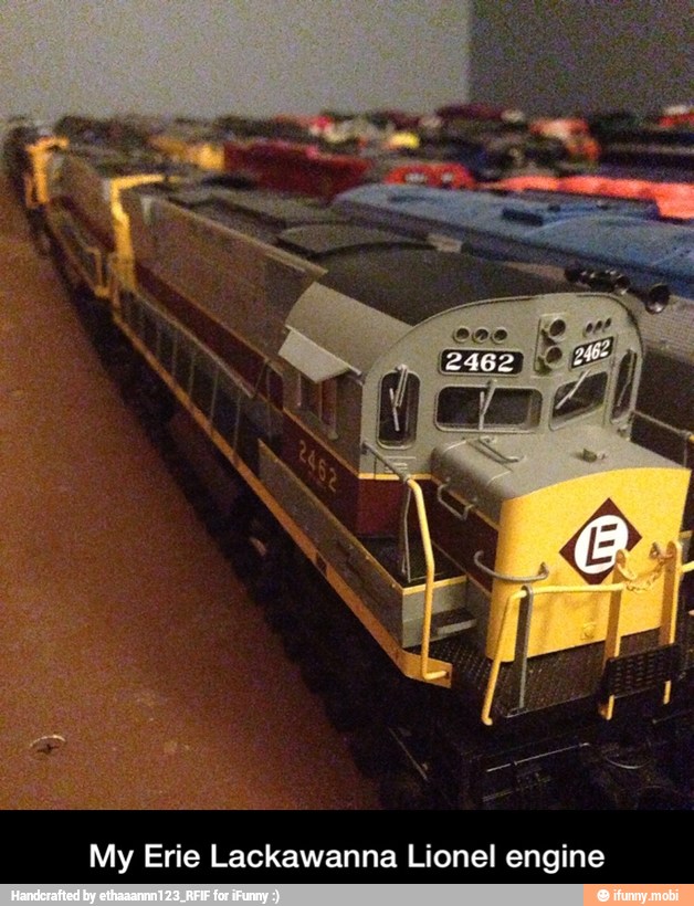 My Erie Lackawanna Lionel engine - My Erie Lackawanna Lionel engine