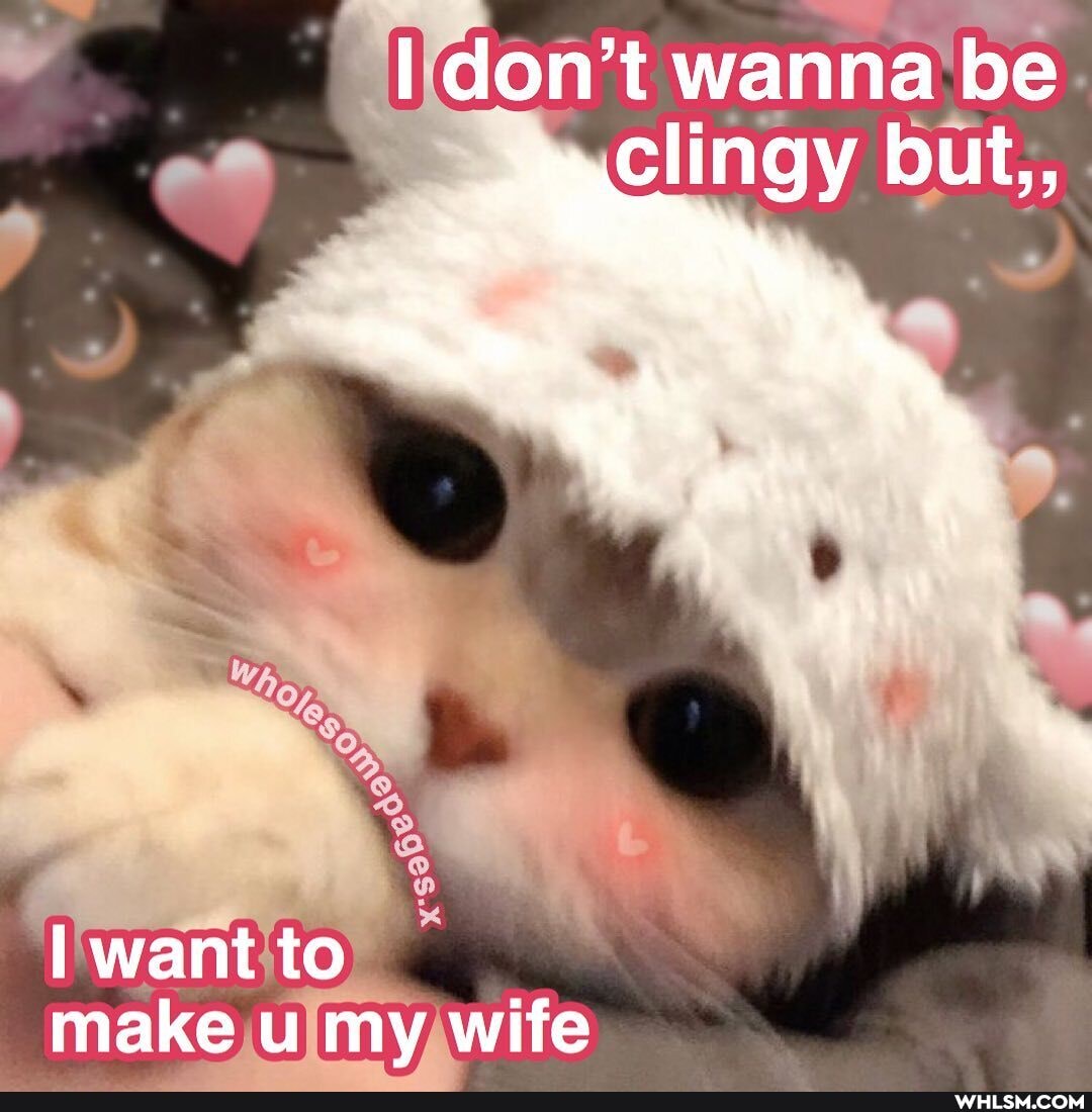 I don't wanna be clingy but,,
SS
want to make u my wife