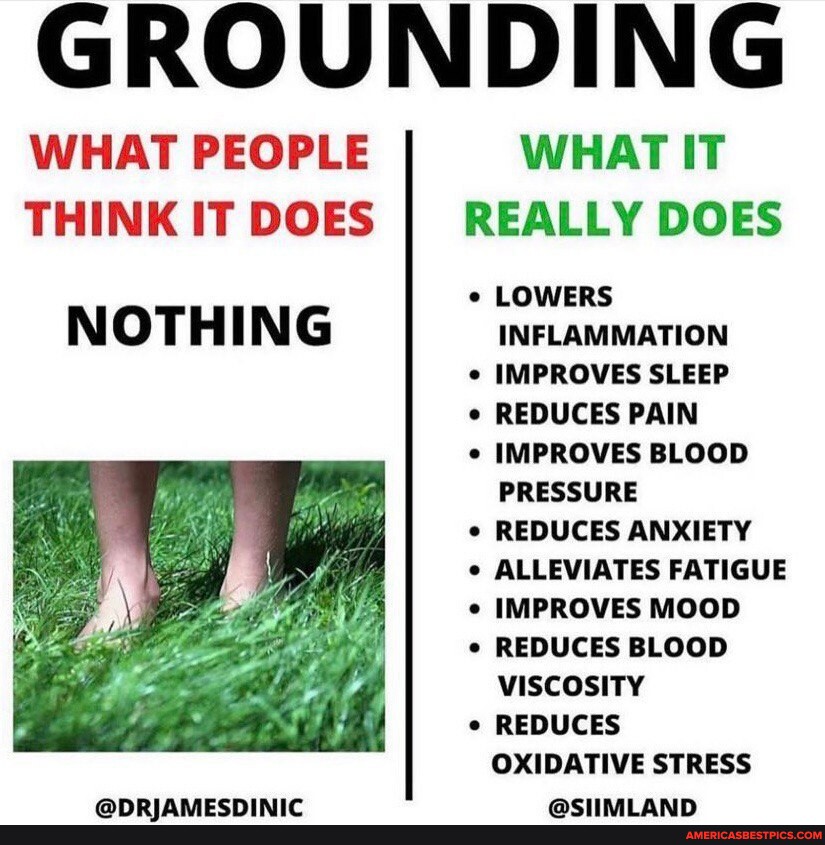 GROUNDING WHAT PEOPLE WHAT IT THINK IT DOES REALLY DOES LOWERS NOTHING