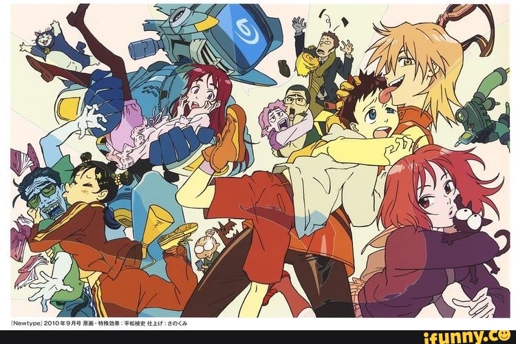 art, anime, flcl