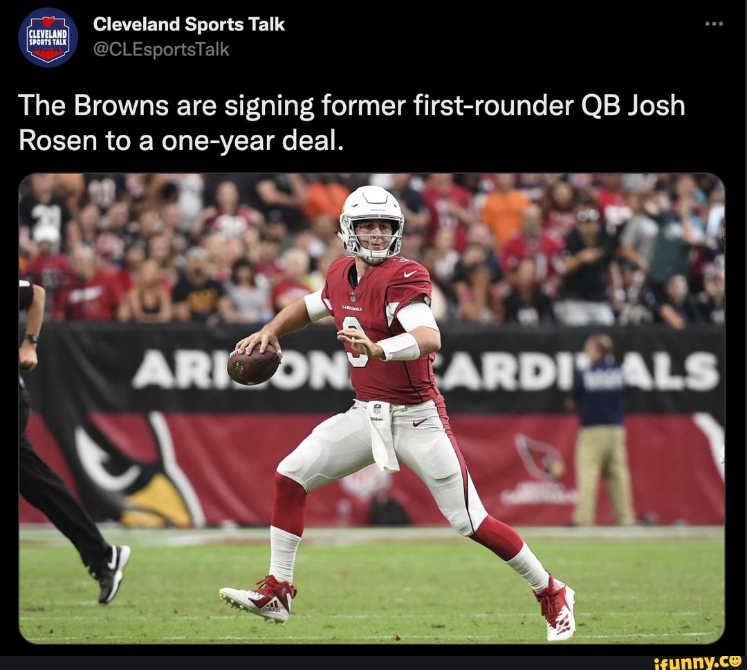 Browns sign QB Josh Rosen