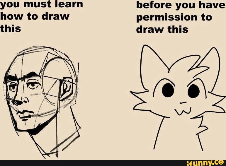 You Drawing You must learn before you have how to draw permission to this draw this ...