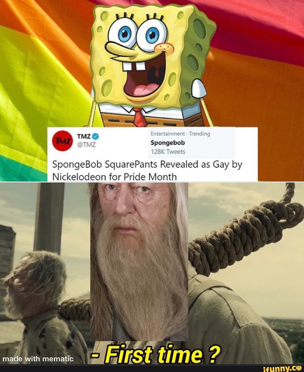 Spongebob 8k Tweets Spongebob Squarepants Revealed As Gay By Nickelodeon For Pride Month D Made 0915