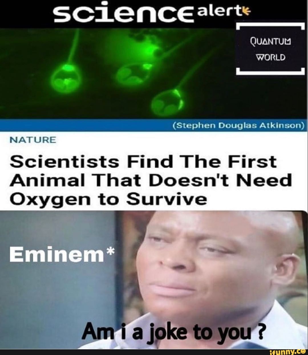 WORLD (Stephen Douglas Atkinson) NATURE Scientists Find The First