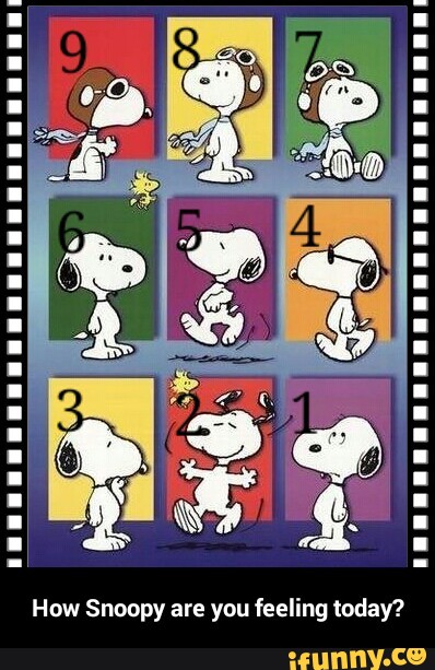 How Snoopy Are You Feeling Today How Snoopy Are You Feeling Today