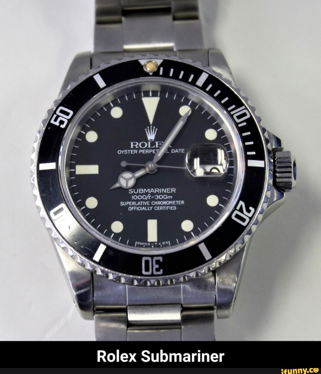 ROLEY OYSTER PERPE) DATE SUBMARINER SUPERLATIVE CHRONOMETER OFFICIALLY ...