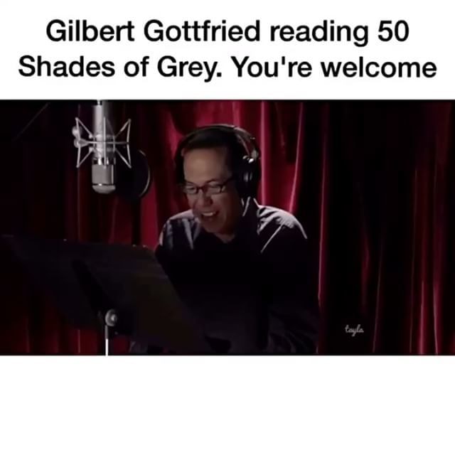 gilbert gottfried reads 50 shades of grey