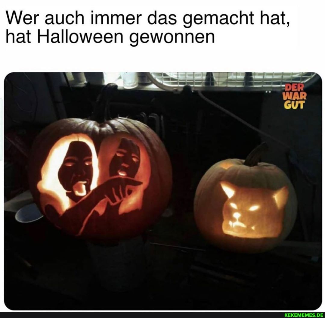 Wer auch immer das gemacht hat, hat Halloween gewonnen