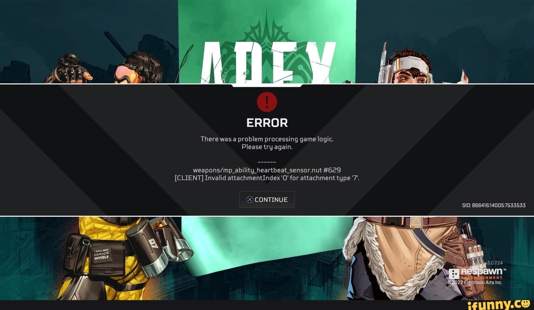 There was a problem processing game logic please try again apex legends ошибка