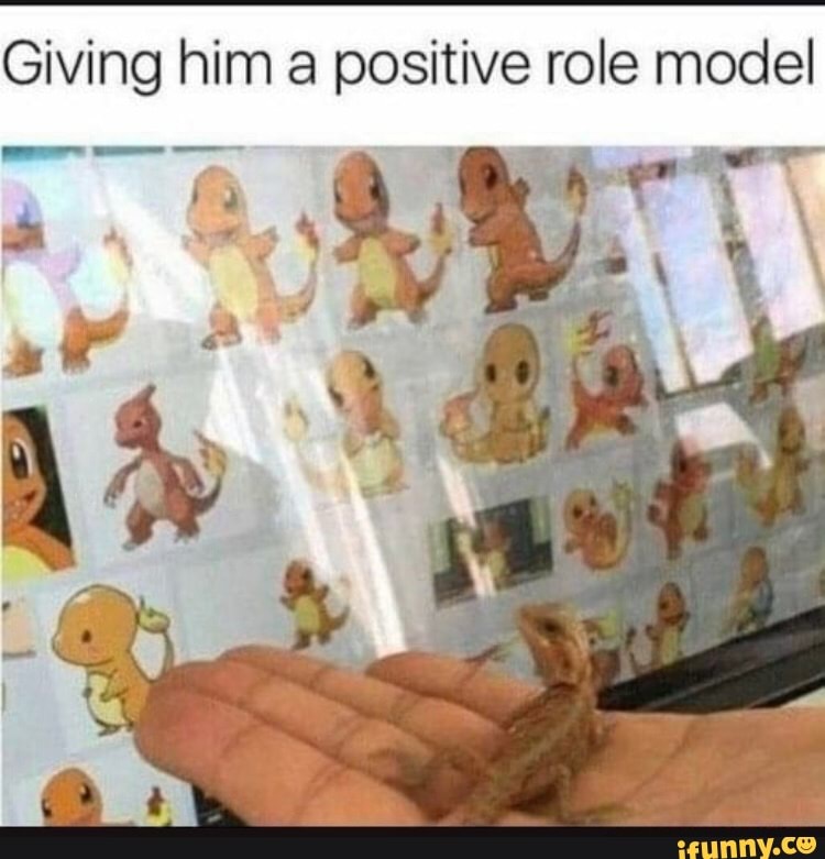 Giving him a positive role model