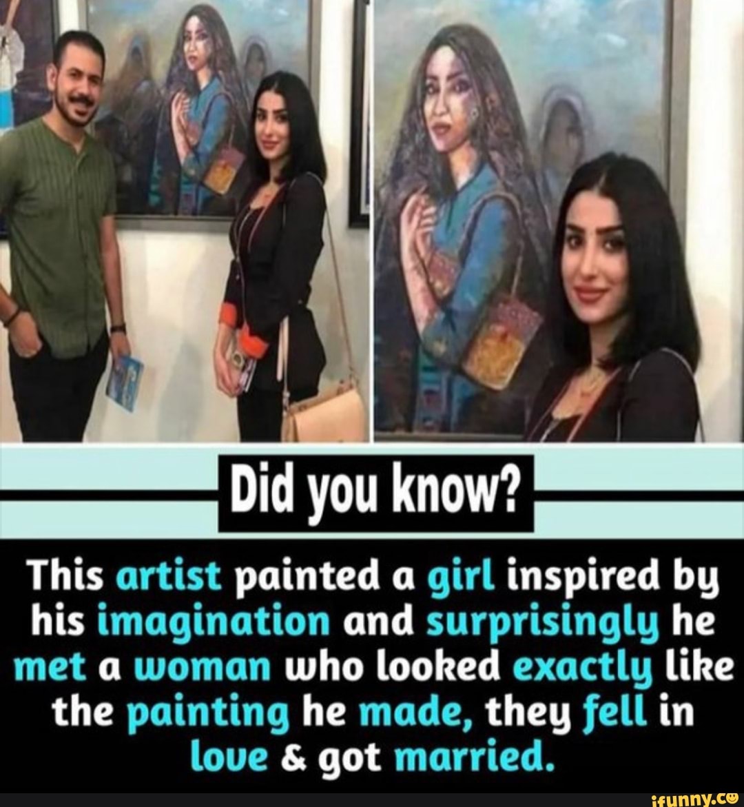 Did you know? This artist painted a girl inspired by his imagination