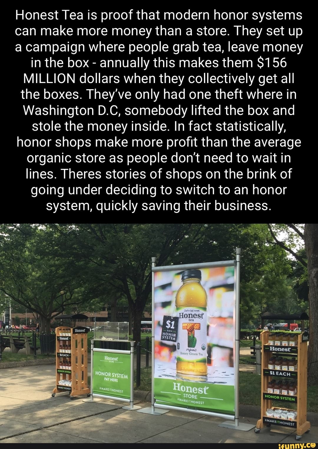 Honest Tea is proof that modern honor systems can make more money than