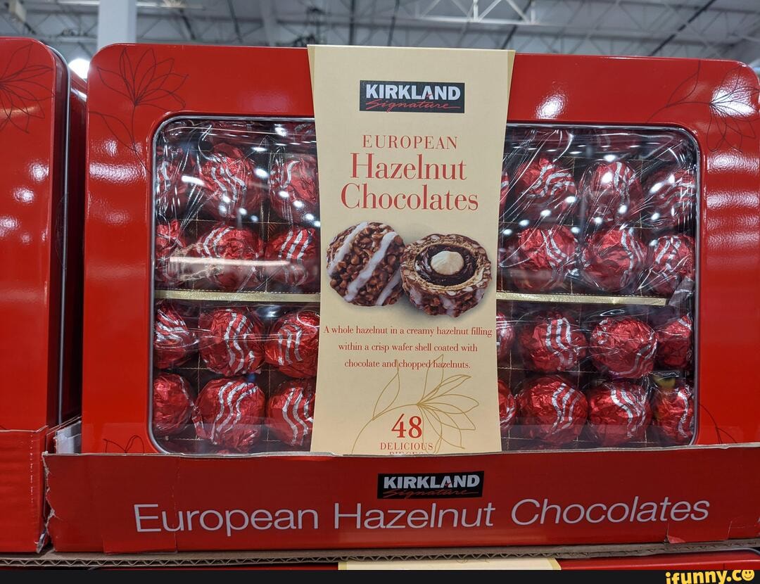 EUROPEAN Hazelnut Chocolates within waller wigh DELIC Kot Ss KIRKLAND