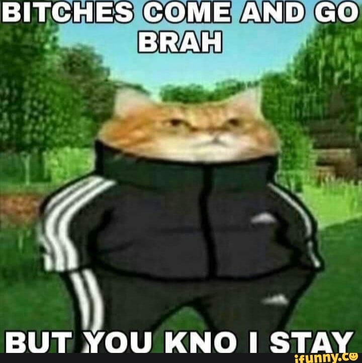 BITCHES COME AND GO BRA
BUT YOU KNO STAY