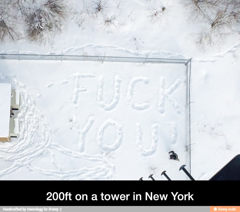 200ft on a tower in New York - 200ft on a tower in New York
