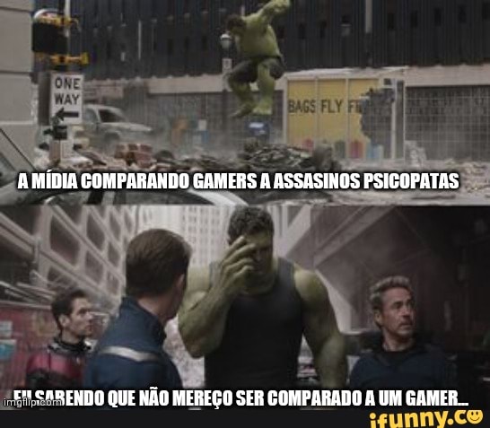 AMÍDIA COMPARANDO GAMERS ASSASINOS PSIGOPATAS
"EM QUE NÃO MEREGO SER COMPARADO UM GAMER...