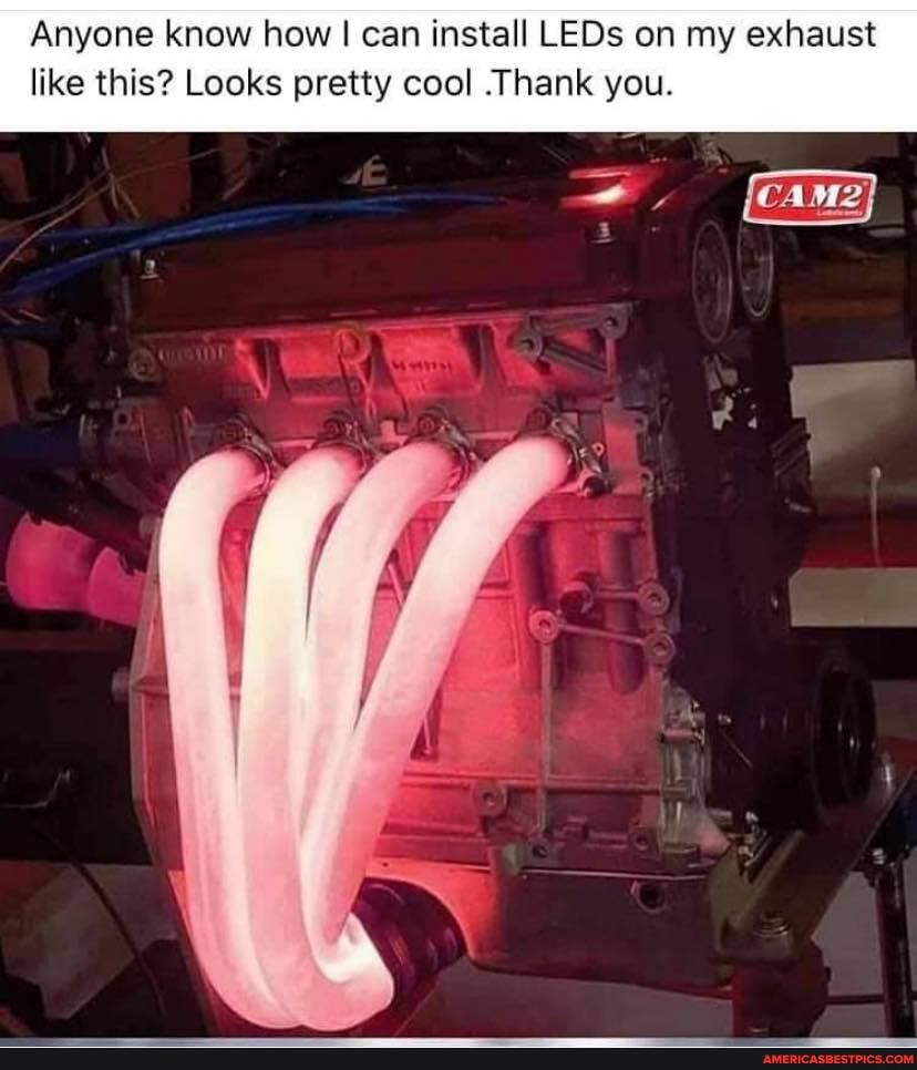 Anyone know how I can install LEOs on my exhaust like this? Looks pretty cool Thank you.