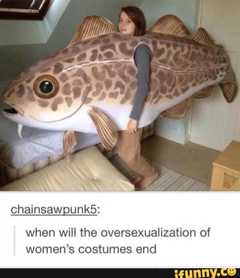 when will the oversexualization of
women's costumes end