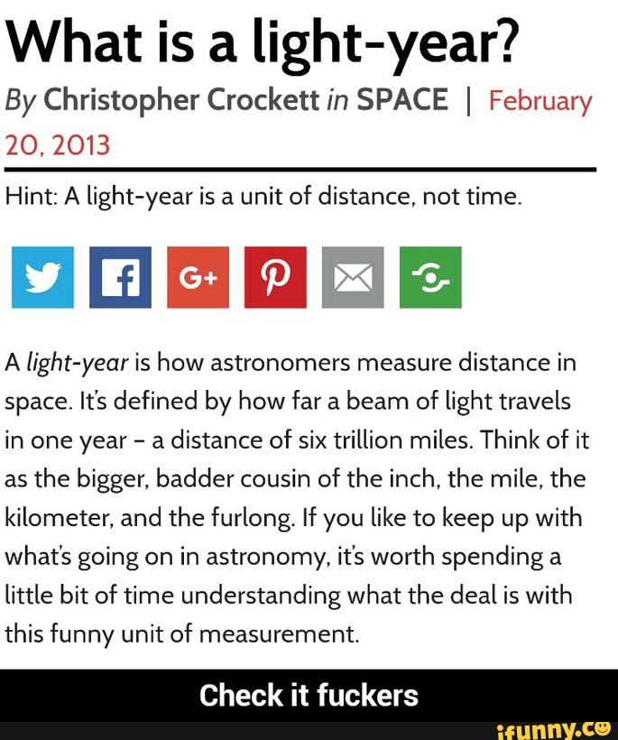 unit of measure larger than light year